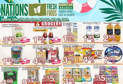 Nations Fresh Foods (Hamilton) Flyer July 5 to 11