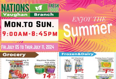 Nations Fresh Foods (Vaughan) Flyer July 5 to 11