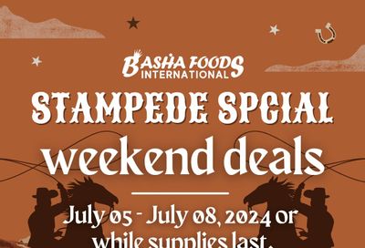 Basha Foods International Weekend Deals Flyer July 5 to 8