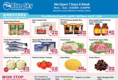 Blue Sky Supermarket (North York) Flyer July 5 to 11