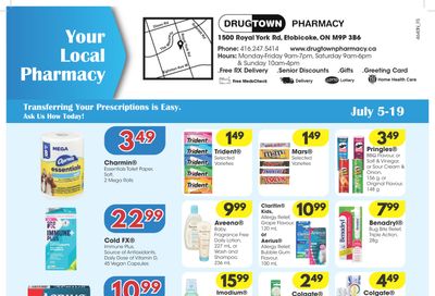 Drug Town Pharmacy Flyer July 5 to 19