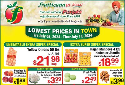 Fruiticana (Calgary) Flyer July 5 to 11