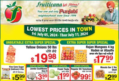 Fruiticana (Kelowna) Flyer July 5 to 11