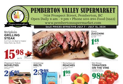 Pemberton Valley Supermarket Flyer July 7 to 13