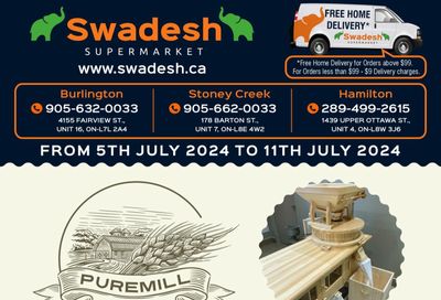 Swadesh Supermarket Flyer July 5 to 11