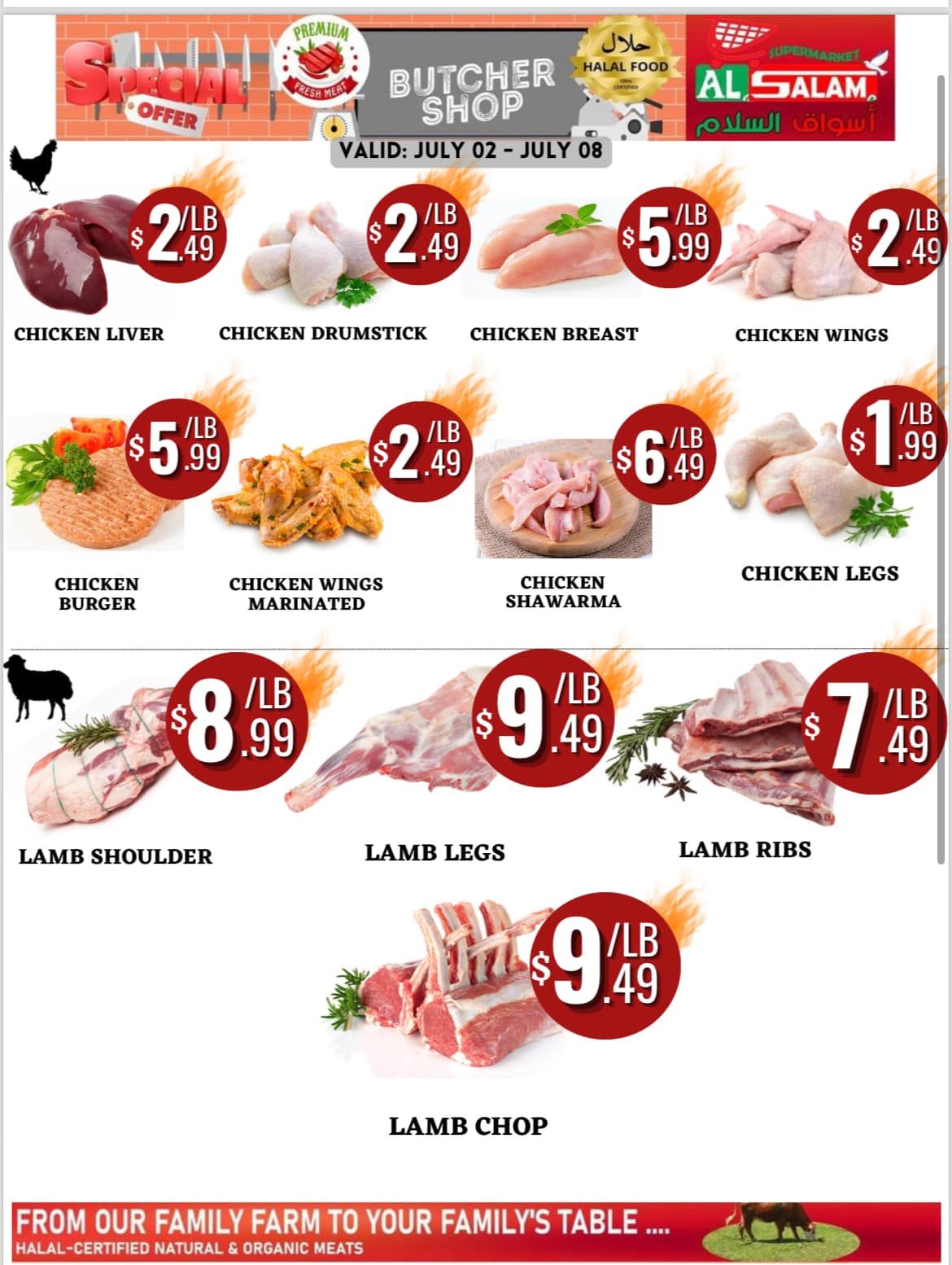 Al-Salam Supermarket Flyer July 2 to 8