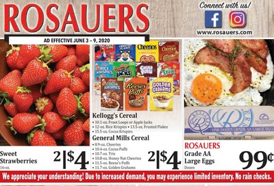 Rosauers Weekly Ad & Flyer June 3 to 9