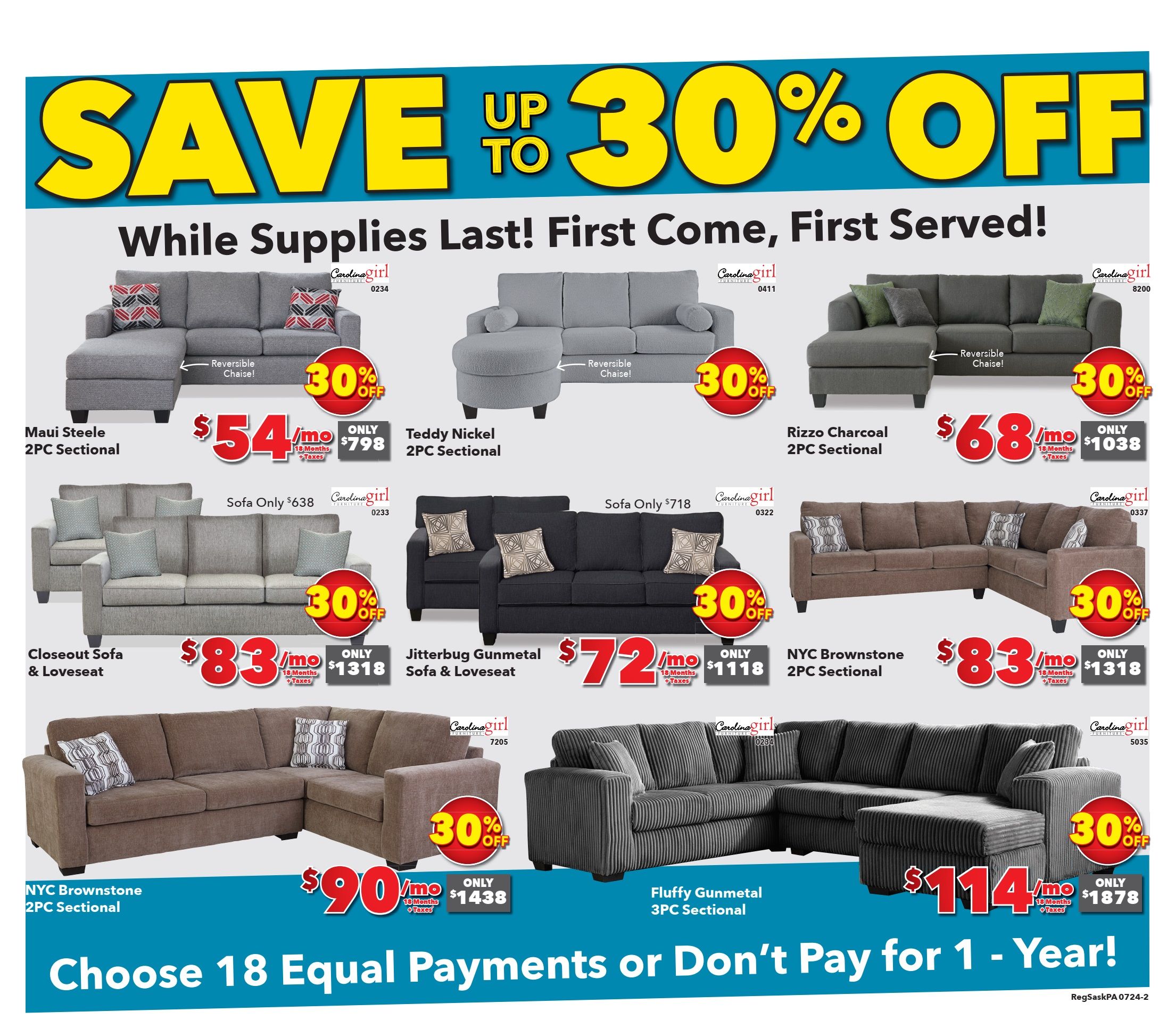 Surplus Furniture & Mattress Warehouse (Prince Albert) Flyer July 8 to 28