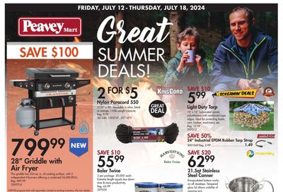 Peavey Mart Flyer July 12 to 18