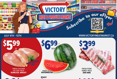 Victory Meat Market Flyer July 9 to 13