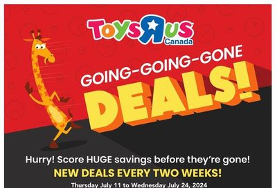 Toys R Us Flyer July 11 to 24