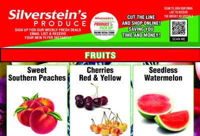 Silverstein's Produce Flyer July 9 to 13