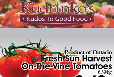 Kudrinko's Flyer July 9 to 22