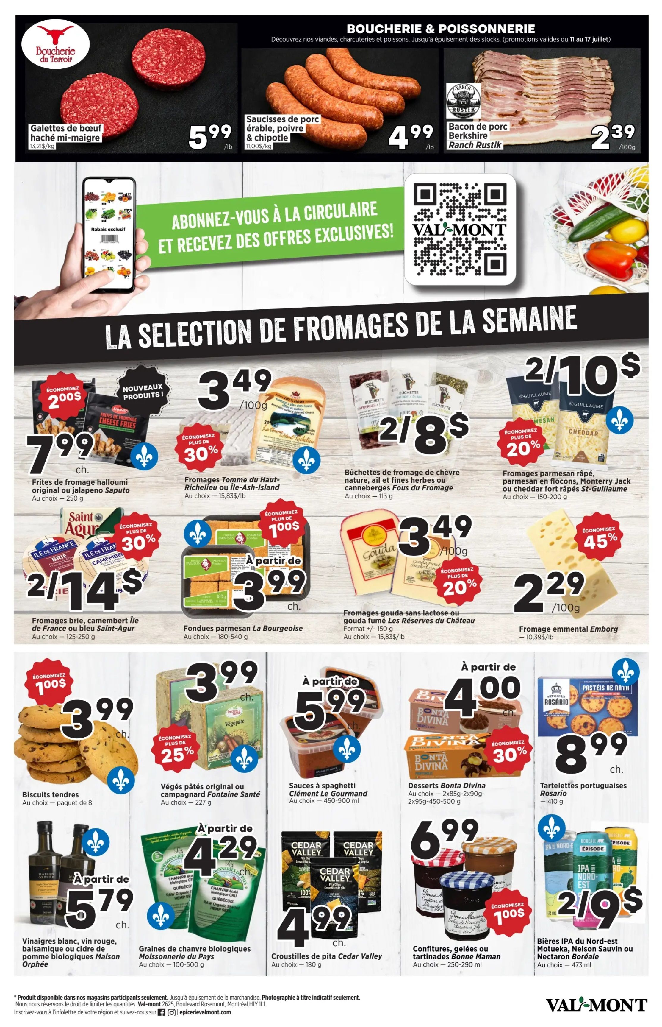 Val-Mont Flyer July 11 to 17