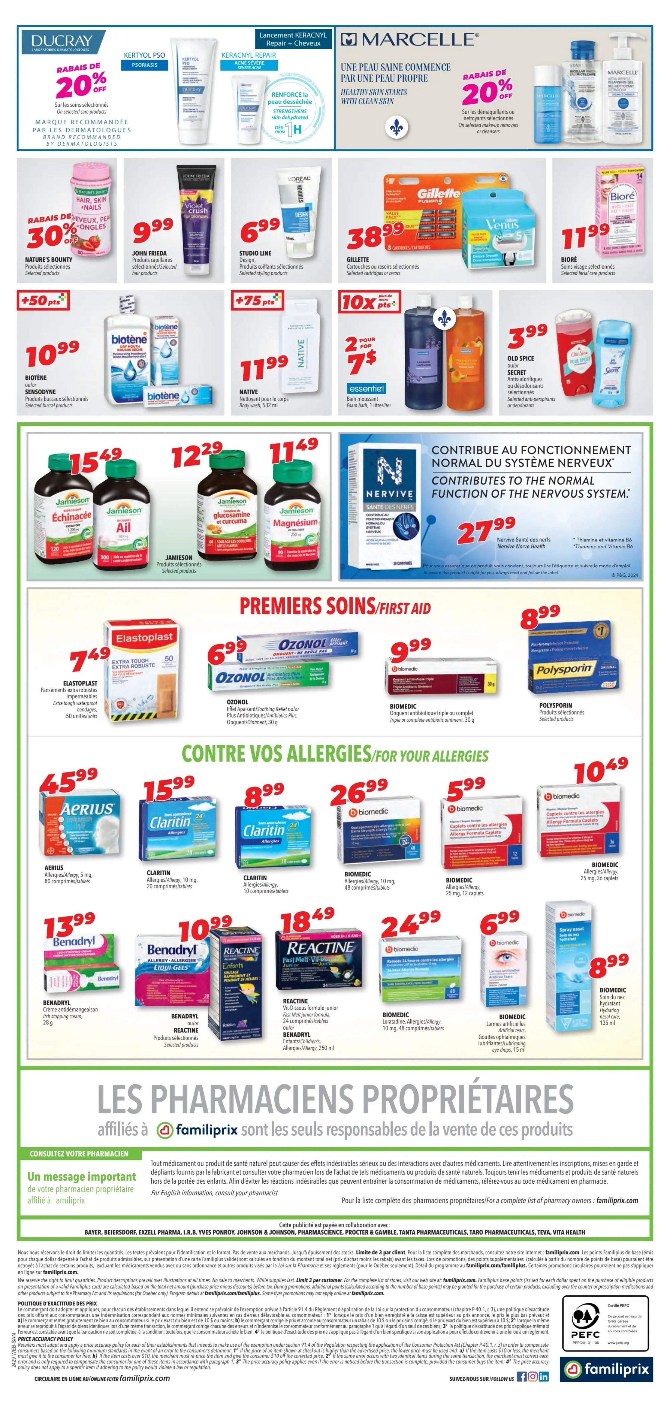 Familiprix Sante Flyer July 11 to 17