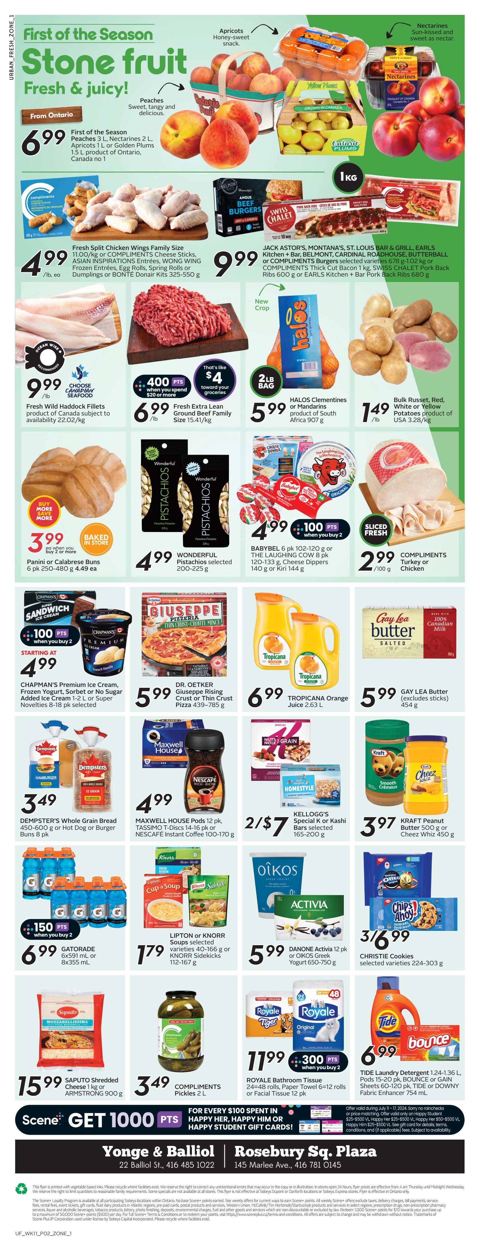Sobeys Urban Fresh Flyer July 11 to 17