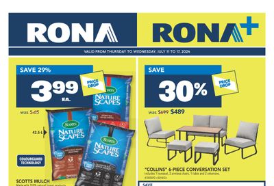 Rona & Rona+ (ON) Flyer July 11 to 17