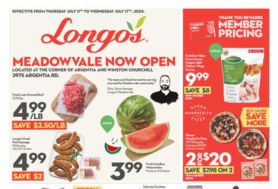 Longo's (Meadowvale) Flyer July 11 to 17