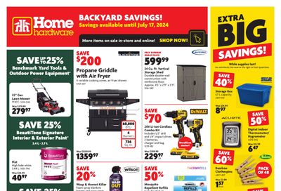 Home Hardware (Atlantic) Flyer July 11 to 17