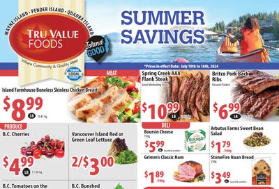 Tru Value Foods Flyer July 10 to 16