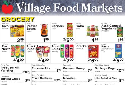 Village Food Markets Flyer July 10 to 16