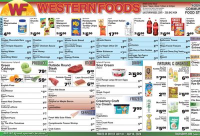 Western Foods Flyer July 10 to 16