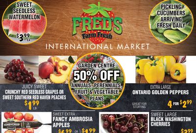 Fred's Farm Fresh Flyer July 10 to 16