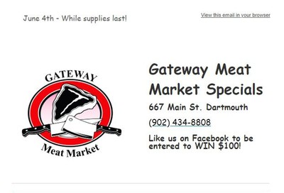Gateway Meat Market Flyer June 4 to 10