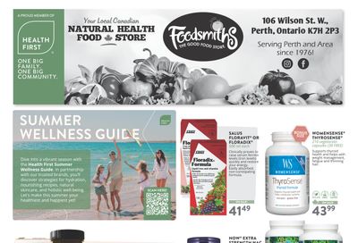 Foodsmiths Health First Flyer July 5 to 20
