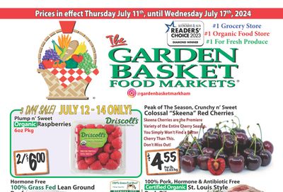 The Garden Basket Flyer July 11 to 17