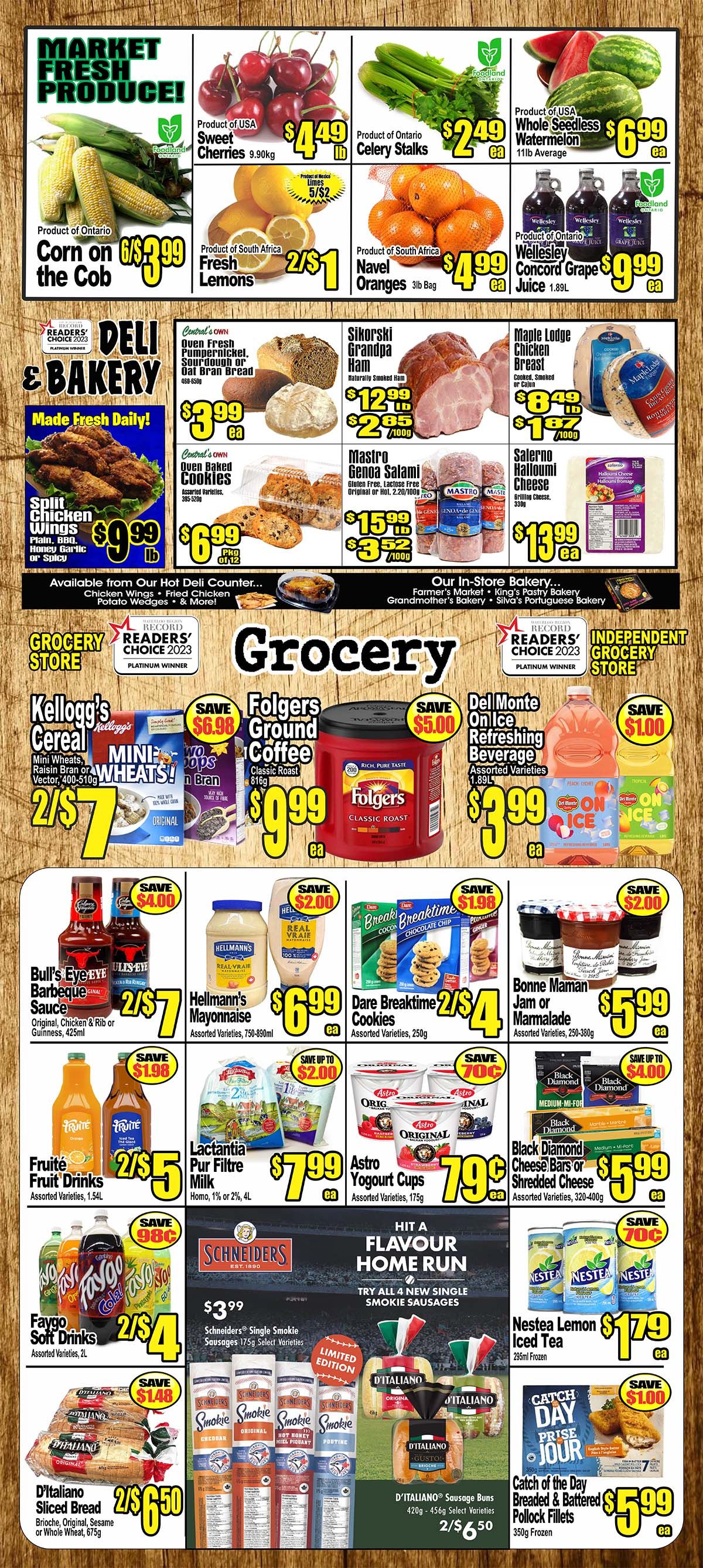 Central Fresh Market Flyer July 11 to 18