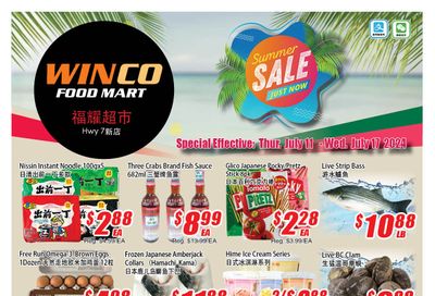 WinCo Food Mart (HWY 7) Flyer July 11 to 17