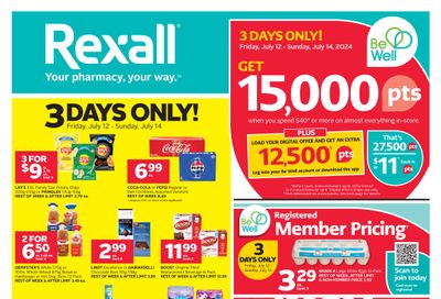 Rexall (MB) Flyer July 12 to 18