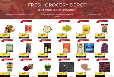 Fresh Grocery Depot Flyer July 11 to 17