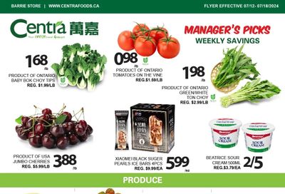 Centra Foods (Barrie) Flyer July 12 to 18