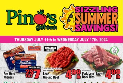 Pino's Flyer July 11 to 17