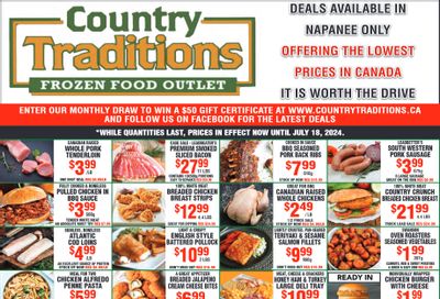 Country Traditions Flyer July 11 to 18
