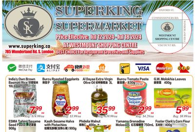 Superking Supermarket (London) Flyer July 12 to 18