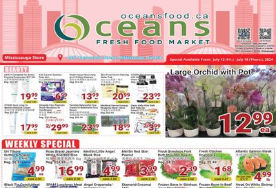 Oceans Fresh Food Market (Mississauga) Flyer July 12 to 18