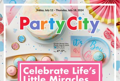 Party City Flyer July 12 to 18