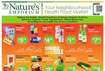 Nature's Emporium Weekly Flyer July 12 to 18