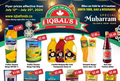 Iqbal Foods Flyer July 12 to 25