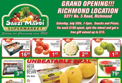 Sabzi Mandi Supermarket Flyer July 12 to 17