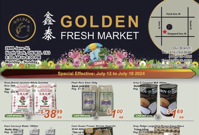 Golden Fresh Market Flyer July 12 to 18