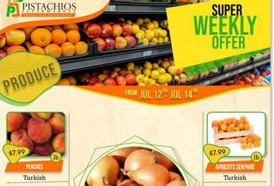 Pistachios Supermarket Flyer July 12 to 14