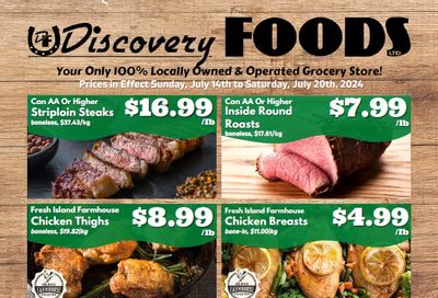 Discovery Foods Flyer July 14 to 20