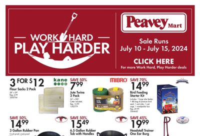 Peavey Mart Flyer July 10 to 15