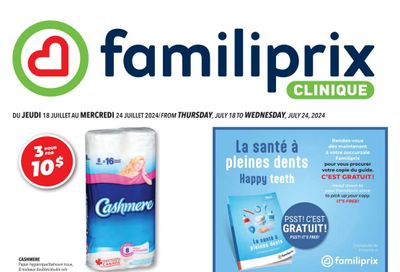 Familiprix Clinique Flyer July 18 to 24