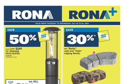 Rona & Rona+ (West) Flyer July 18 to 24