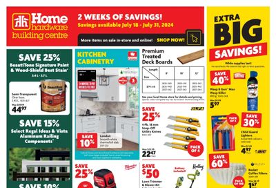 Home Hardware Building Centre (BC) Flyer July 18 to 31